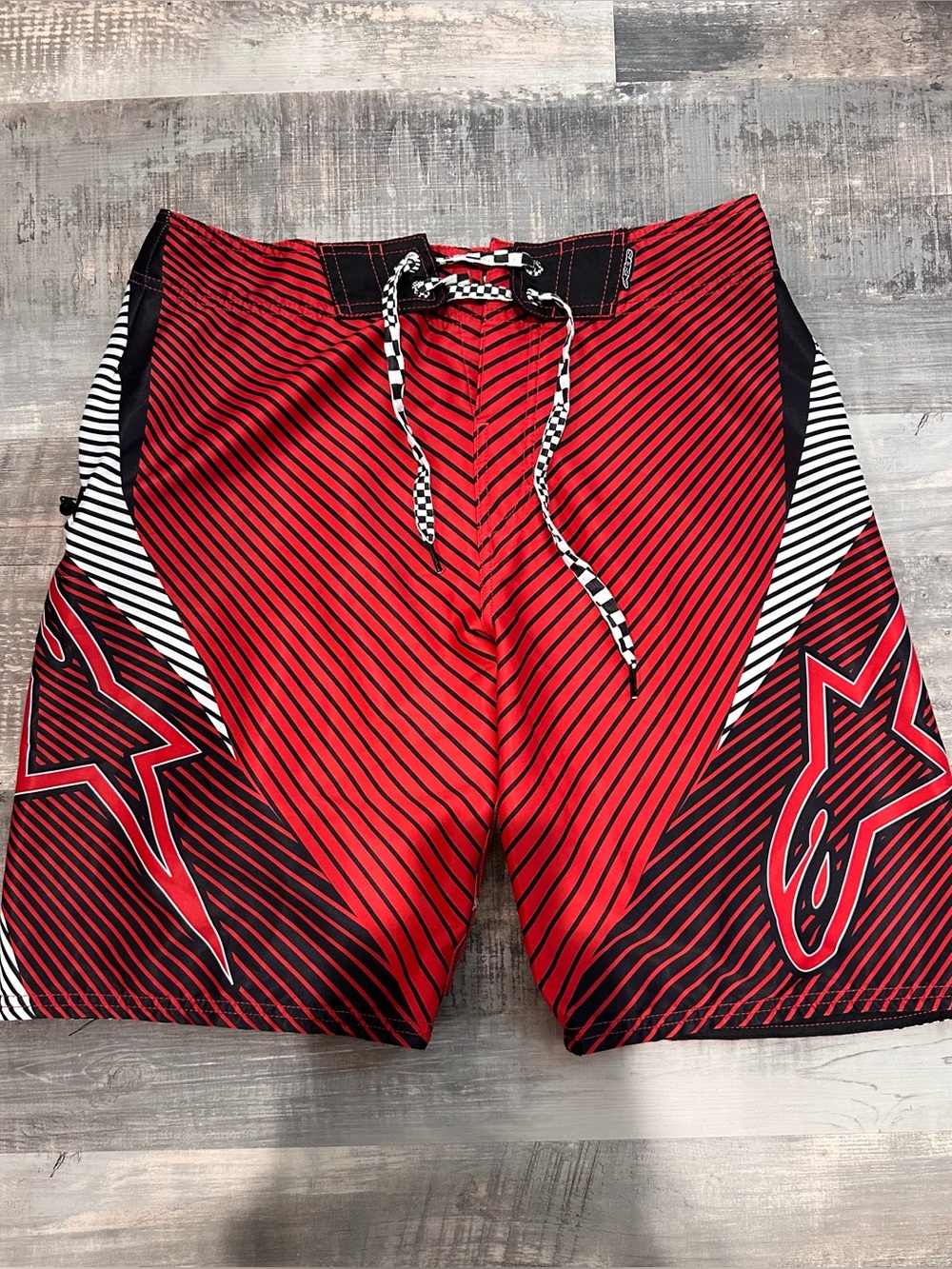 ALPINESTARS Men's Boardshorts Red size 31